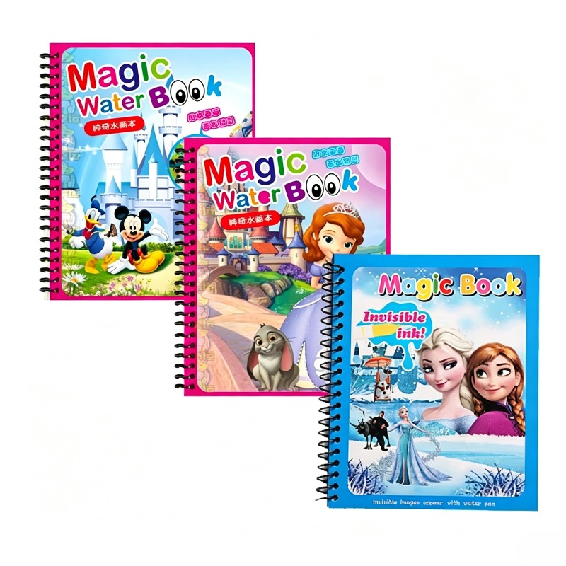만화 수채화 그림 그리기 장난감 세트 그래피티 애니메이 - Reusable Water Magic Coloring Book 리뷰 및 가격