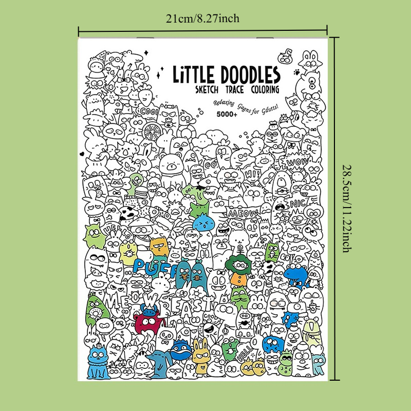 16페이지 분량의 어린이용 그림 그리기 및 색칠하기 책 - Adult Coloring Book Stress Relief 리뷰 및 가격
