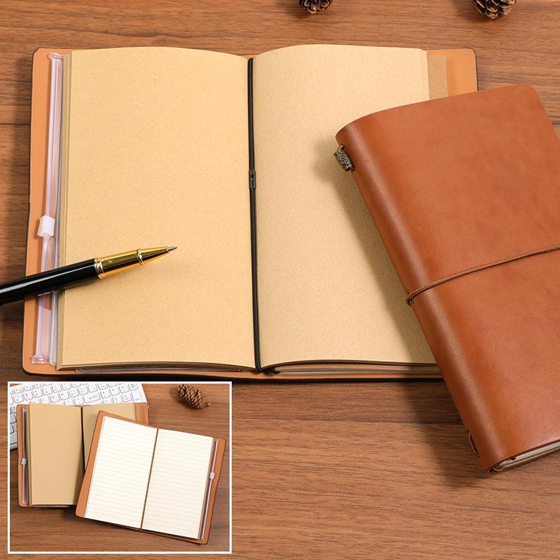 리필 가능한 빈티지 PU 가죽 노트북, 부드러운 루즈리 - Vintage Leather Journal Notebook 리뷰 및 가격
