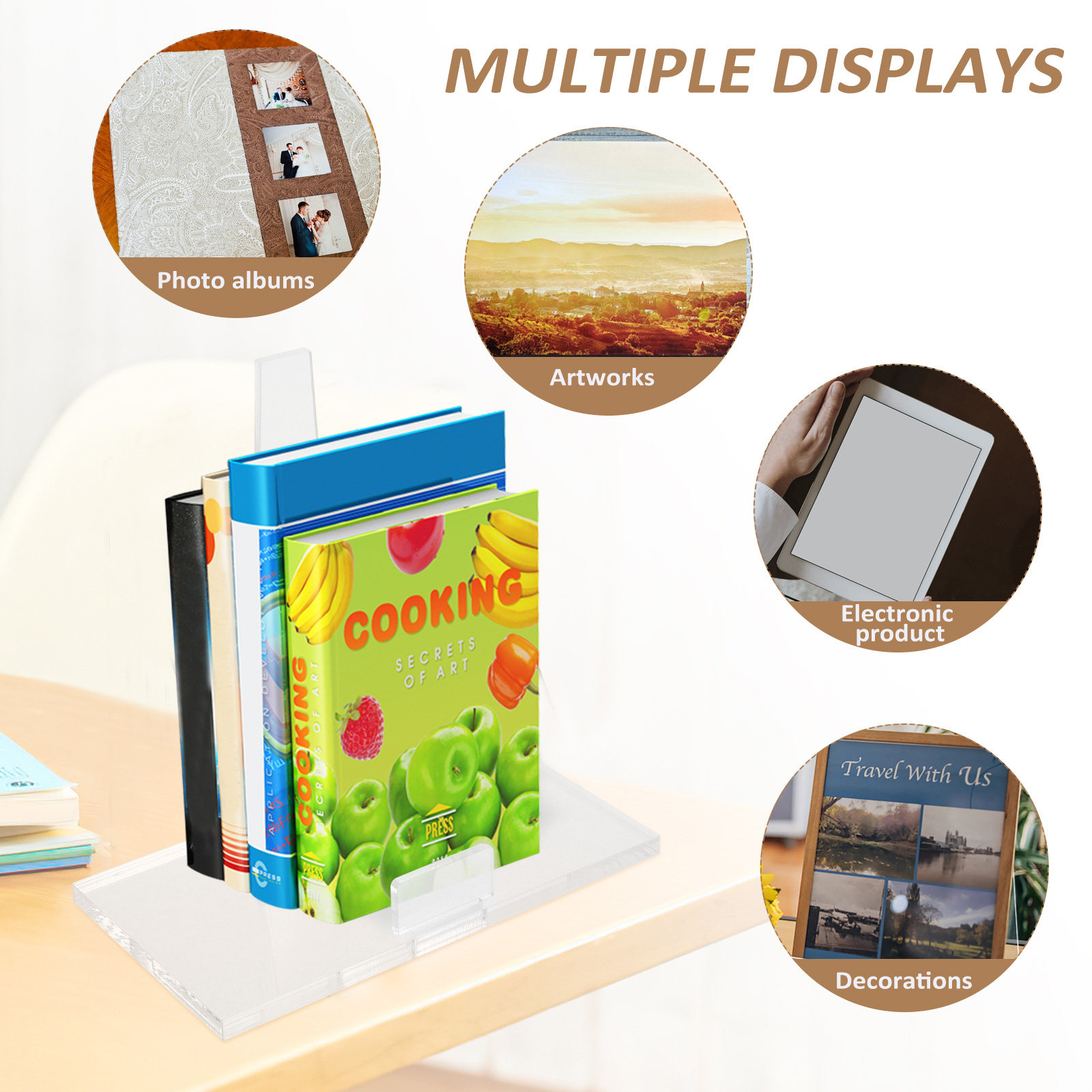 다용도 아크릴 플레이트 스탠드, 사진 촬영용 이젤, 책 - Clear Acrylic Book Stand Holder 리뷰 및 가격