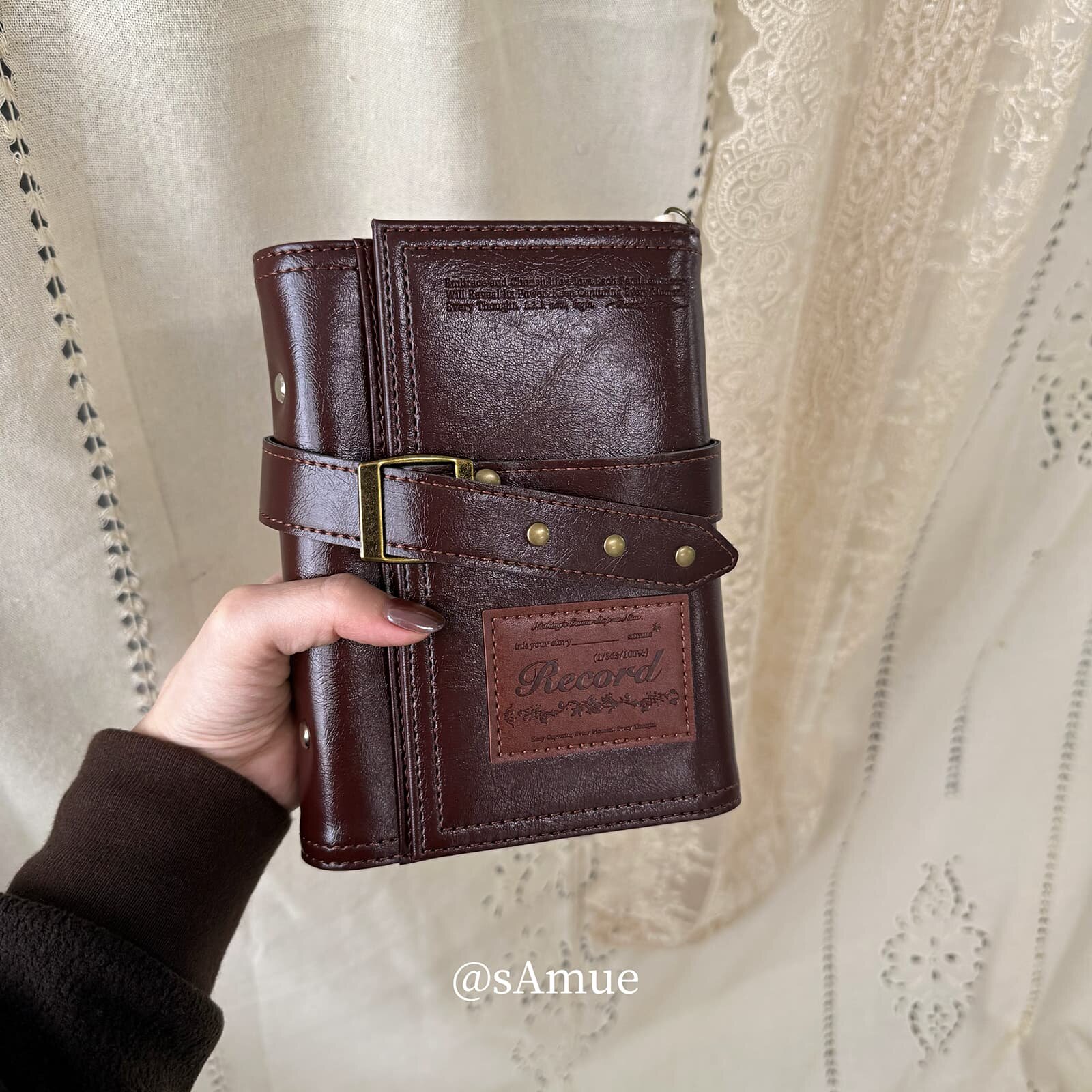 빈티지 A6 3단 가죽 리필 가능 노트, 프리미엄 6링 - Vintage Leather Journal Notebook 리뷰 및 가격